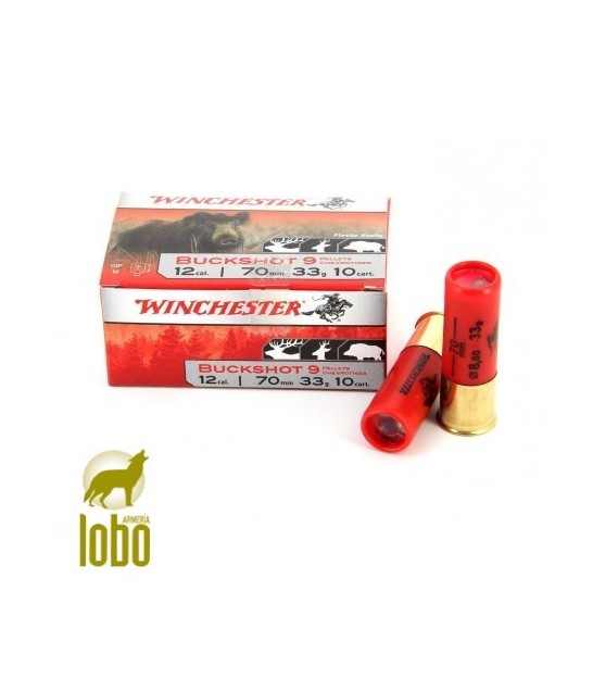 Cartucho Postas Rio Buckshot - calibre 12 - 9 Bolas