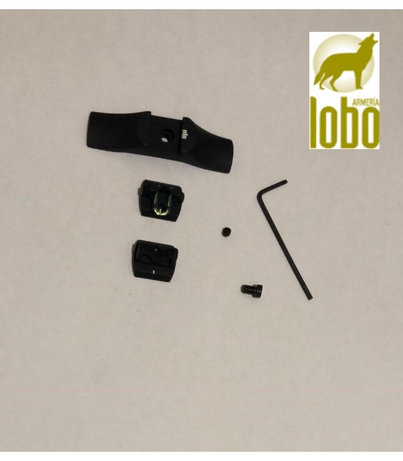 ALZA PARA RIFLE FN BAR EN FIBRA OPTICA AJUSTABLE EN DERIVA