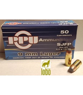 PARTIZAN 9MM LUGER SJFP 100G SEMIBLINDADA (CAJAS DE 50)