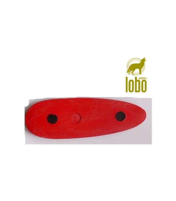 CANTONERA CERVELLATI SIN CHAPA GROSOR 12MM ROJO