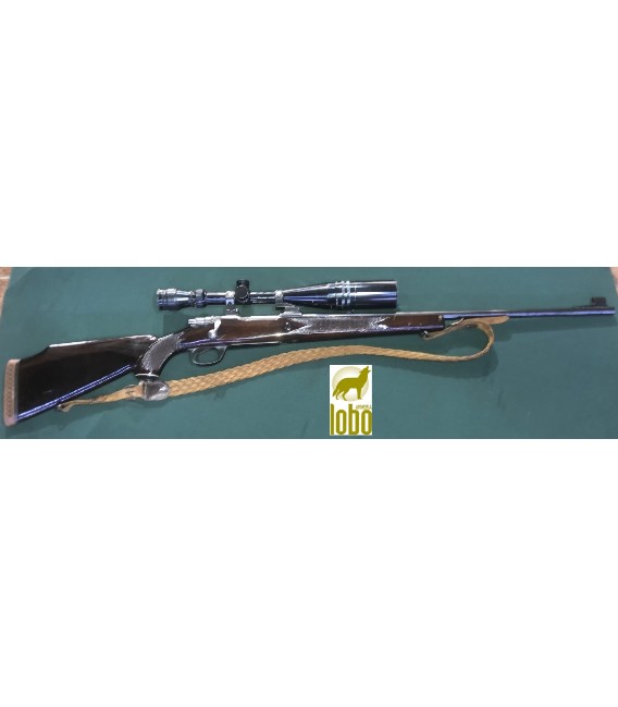 OCASION RIFLE CERROJO SANTA BARBARA CAL/7MM CON VISOR 6-24X44 CON MONTURAS APPLE