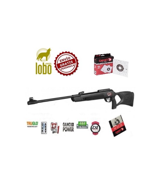 CARABINA GAMO G-MAGNUM IGT MACH 1 + 1 CAJA DE BALINES + 25 DIANAS