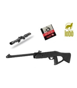 CARABINA GAMO DELTA FOX GT + VISOR 4X20 + 1 CAJA DE BALINES 