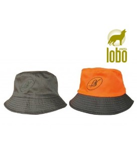 SOMBRERO REVERSIBLE CAQUI/NARANJA